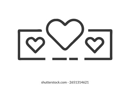  coração representando amor e afeto 