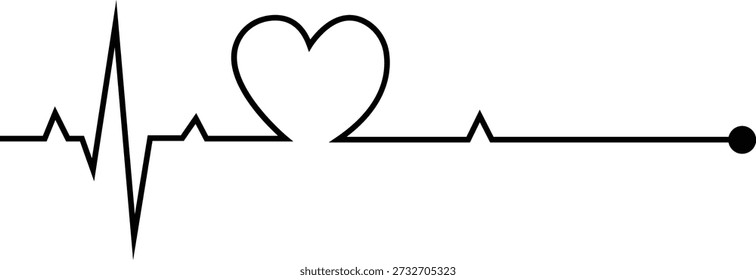 Ilustração De Vetor De Ícone De Ritmo Cardíaco Para Design De Cardiologia De Saúde Médica Com Símbolo De Linha De Pulso Em Iconografia De Monitoramento De Grupo De Coleção De Estilo Moderno.