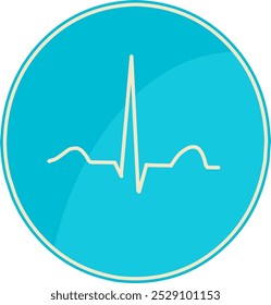 conjunto de ritmo cardíaco, eletrocardiograma, ECG - sinal de ECG, projeto de conceito de linha de pulso de batimento cardíaco isolado no fundo azul