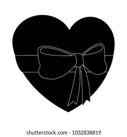 Heart with ribbon
