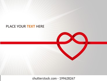 Heart ribbon