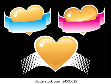 Heart and ribbon