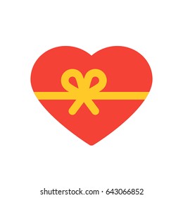 heart with ribbon