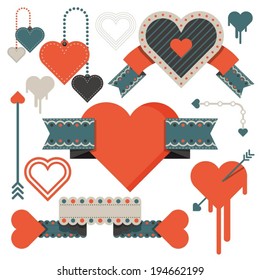 Heart Ribbon Vector