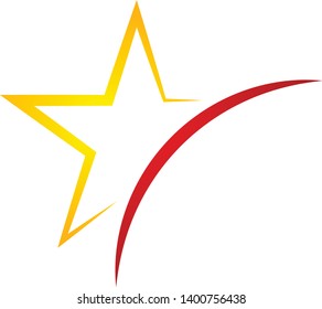 Logo Icon Star Stair Stock Vector (Royalty Free) 1543995806 | Shutterstock