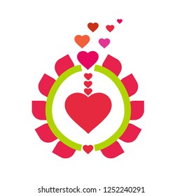 heart and romance vector icon
