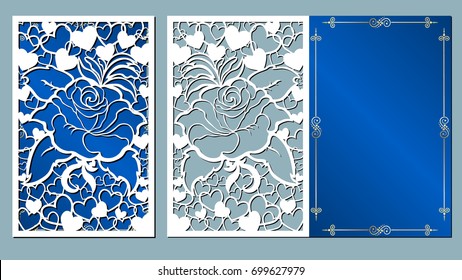 heart, rose, vector, flower white.