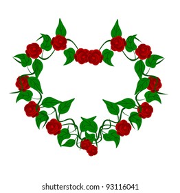 Heart of roses