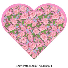 heart of roses, frame