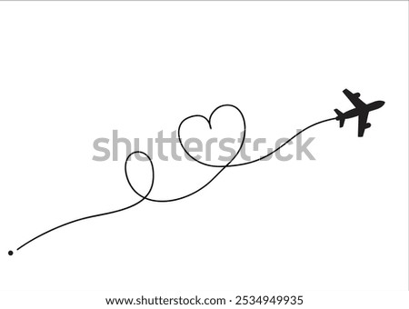 heart route vector design art