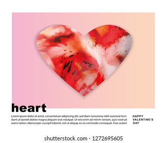 heart. saint valentine's day. 14 february. vector EPS 10