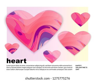 heart. saint valentine's day. 14 february. vector EPS 10