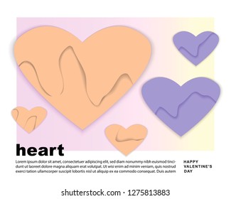heart. saint valentine's day. 14 february. vector EPS 10