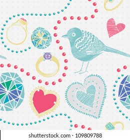 heart seamless background