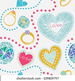 heart seamless background