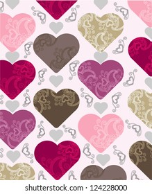 heart seamless background