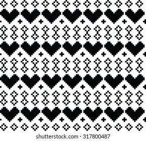 Heart  seamless background