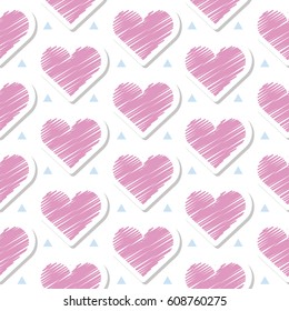 heart seamless background