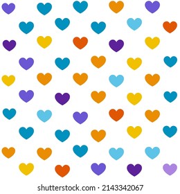 heart seamless pattern，vector background texture