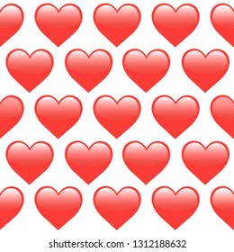 Heart seamless pattern