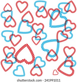 Heart seamless pattern