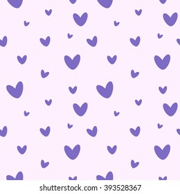 Heart seamless pattern. Cute hearts. Vector illustration, eps 10