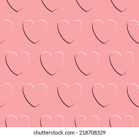 heart seamless pattern , Endless texture can be used for wallpaper, pattern fills, web page,background,surface