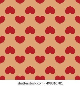 Heart seamless pattern. Fashion graphic background design. Abstract texture. Colorful template for prints, textiles, wrapping, wallpaper, website etc. VECTOR illustration