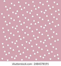 Heart seamless pattern illustration.  hearts background print. holiday backdrop texture, romantic wedding design. 