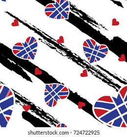 heart seamless pattern, heart love seamless pattern
