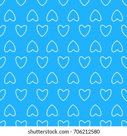 Heart seamless pattern. For prints, greeting cards, invitations for holiday, birthday, wedding, Valentine's day, party. Vector illustration.