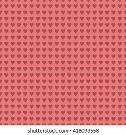 heart seamless pattern red