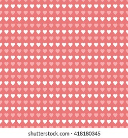 heart seamless pattern red