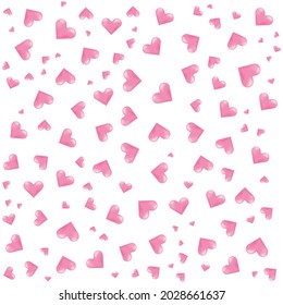 Patrón sin fisuras del corazón. Papel, decoración, tela, tela, textil, papel envolvente. Día de San Valentín. 