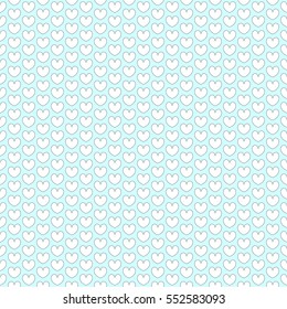Heart seamless pattern. Valentines day background. Eps10.