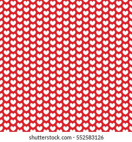 Heart seamless pattern. Valentines day background. Eps10.