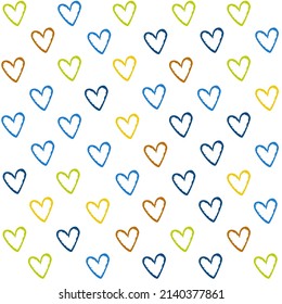 heart seamless pattern , vector background texutre