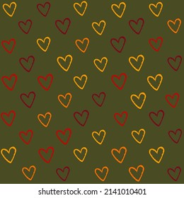 heart seamless pattern , vector background texuture