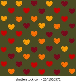heart seamless pattern , vector background texuture