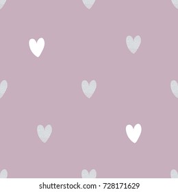 Heart seamless pattern .Vector illustration