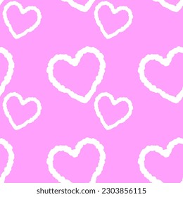 Heart Seamless pattern for wallpaper permission : comercial amd personal use