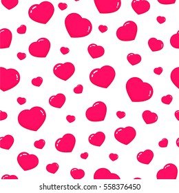Heart seamless pattern for wrapping paper
