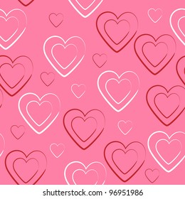 heart seamless texture. valentine background