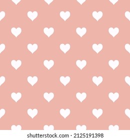 heart seamless wallpaper pink background fabric textile paper vector illustration