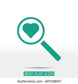 heart search icon