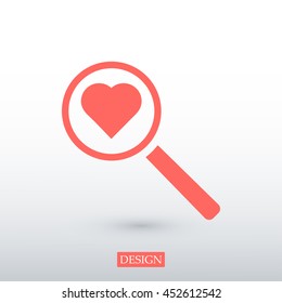 heart search icon