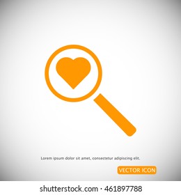 heart search icon