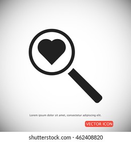 heart search icon
