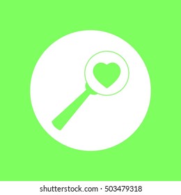 heart search icon