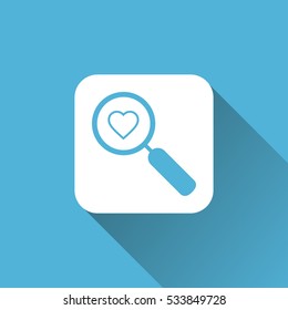 heart search icon